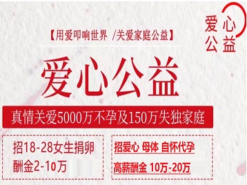 双塔捐卵助孕生子 爱心志愿者招募